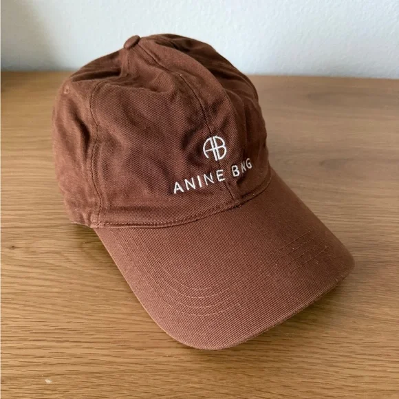 Anine Bing Chocolate Brown Baseball Cap - Picture 1 of 4